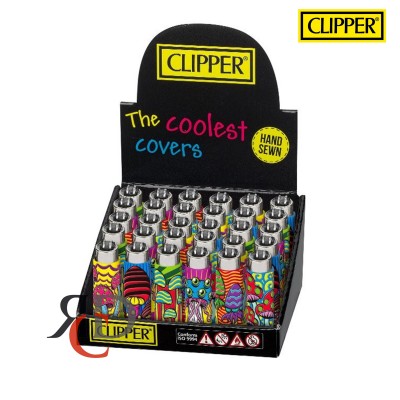 CLIPPER LIGHTER - POP MUSHROOM 30CT/Pack - RCL33
